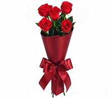 Букет 5 Красных роз Эдлесс Лав в Рождествено
