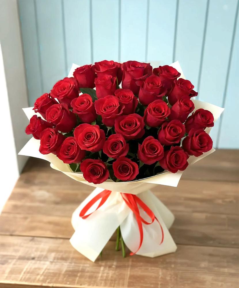 Букет 29 Красных роз в Рождествено