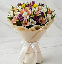 Букет цветов из:  Альстромерии #REPLACE_PRED# Рождествено