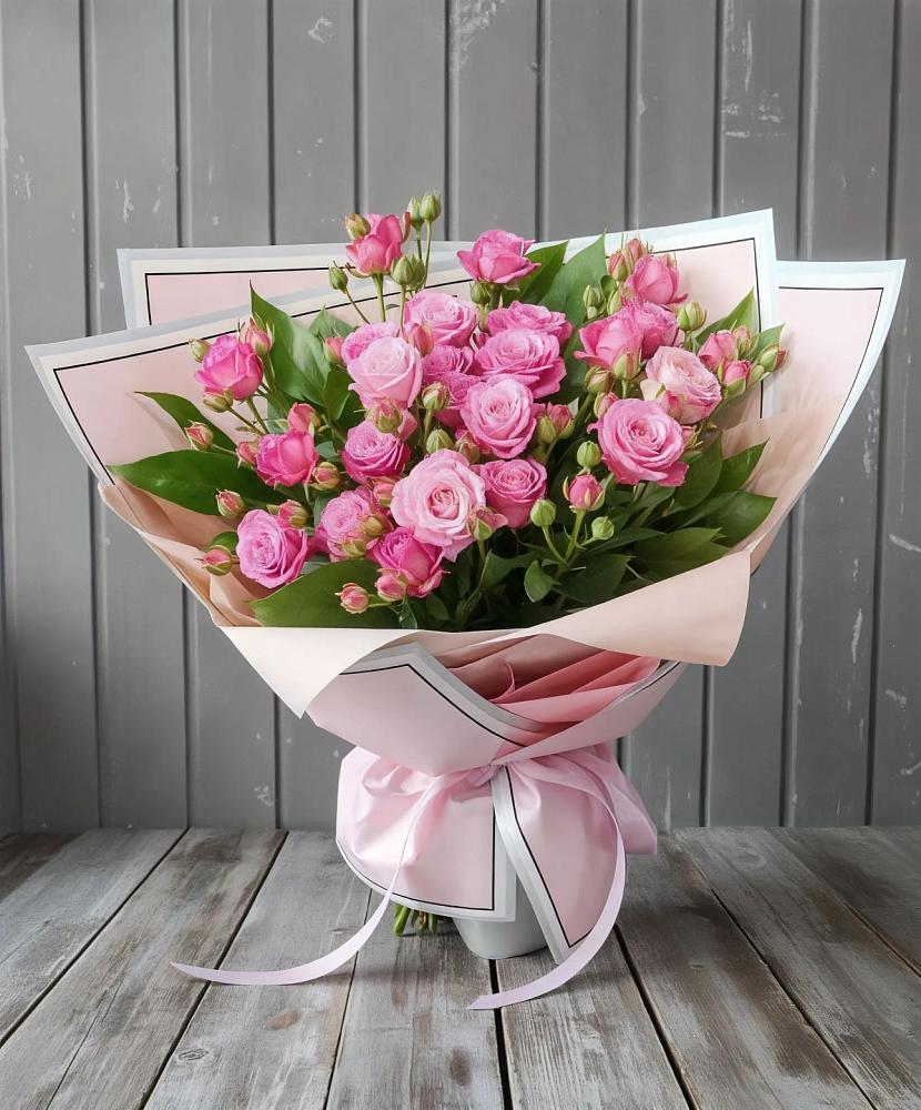 Букет Розовый кустик в Рождествено