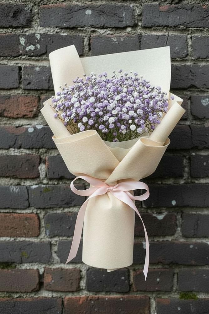 Букет цветов из: Гипсофила в Рождествено